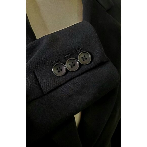 Boston Proper 1 Button Blazer Jacket Women Size 6 Classic Career Slimming Lines - Picture 4 of 16